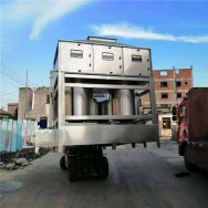 東鴻環境不銹鋼系列廢氣處理設備連發三車進場安裝